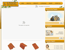 Tablet Screenshot of calicuttiles.com